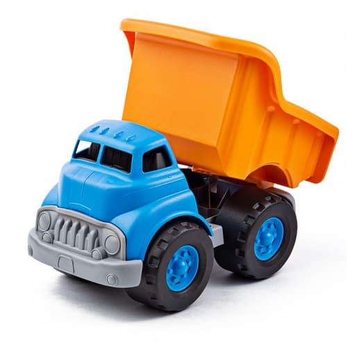 Zöld játékok billenő teherautó kék-narancs