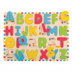 Bigjigs Toys Alfabetul în limba engleză cu imagini