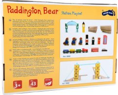 Picior mic Paddington 43 de piese de tren din lemn