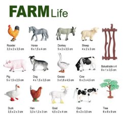 Bavytoy tuba se zvířátky 18 ks