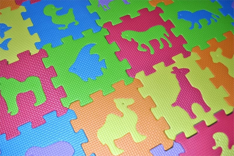 Hab puzzle 36 darab - állatok