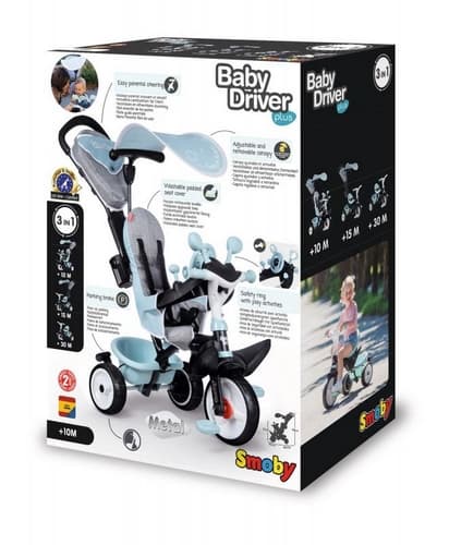Tricycle Baby Driver Plus kék