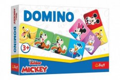 Dominos en papier Mickey Mouse et ses amis 21 cartes jeu de société en boîte 21x14x4cm