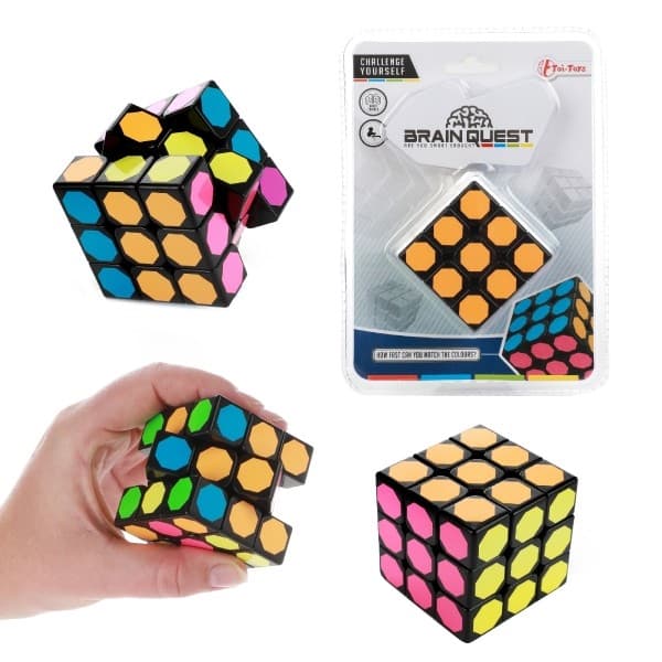 Cubo puzzle in plastica 6x6cm in blister