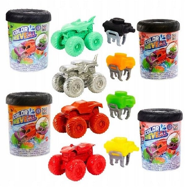 Hot Wheels Monster trucks color reveal HJF39