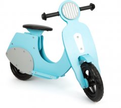 Petit scooter à pied Bella Italia bleu
