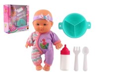Păpușă bebeluș 20cm cu accesorii