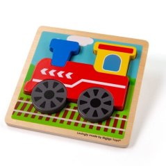 Bigjigs Toys Insert Puzzle Train