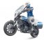 Bruder 62731 BWORLD Motocykl policyjny Ducati Scrambler z figurką