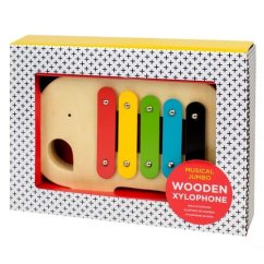 Petit Collage Éléphant xylophone en bois