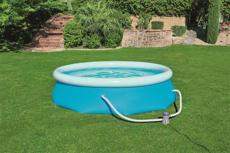 Nadzemný bazén kruhový Bestway Fast Set, kartušová filtrácia, priemer 3,05 m, výška 76 cm