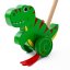 Bigjigs Baby Cavaliere T-Rex in legno