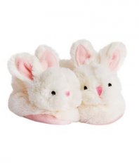 Doudou Ajándék készlet - Csörgős cipő készlet nyúl rózsaszín 0-6 hónapos korig