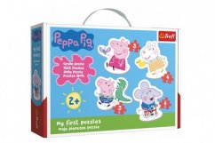 Puzzle pre najmenších Peppa Pig 18 dielikov
