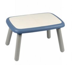 Gyermekasztal fehér (kék szegéllyel)