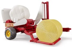 Bruder 2122 Enrubanneuse jaune et blanche