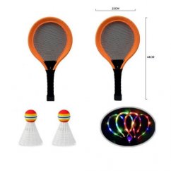 SPORTO Battes de badminton lumineuses