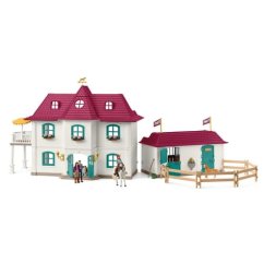 Schleich 42706 Maison de campagne et écurie au bord du lac