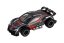 Auto RC sportovní plast 2,4GHz 20cm na baterie šedo-červené v krabici