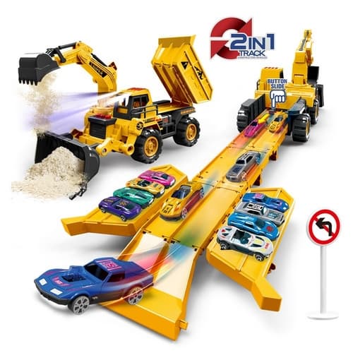 Bagr s rozkládací dráhou