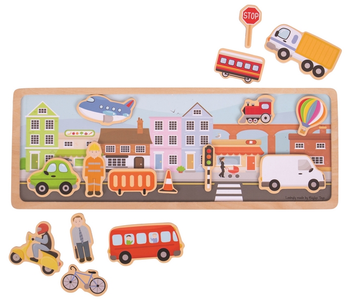 Casse-tête Bigjigs Toys Magnetic City