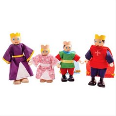Jucării Bigjigs Toys Figuri de familie regală din lemn