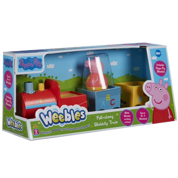 PEPPA Pig WEEBLES - figurines et train Roly Poly
