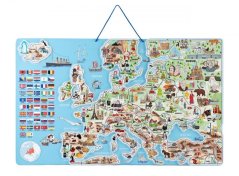 Harta magnetică a EUROPEI, un joc de societate 3 în 1 în AJ