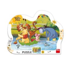 Puzzle Ursuleț de pluș PU într-o croazieră 25 piese