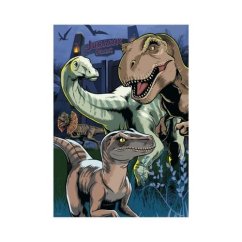 Jurassic World Neon Puzzle 100 darab