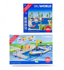 SIKU World - rakodókikötő mólóval és vízterülettel