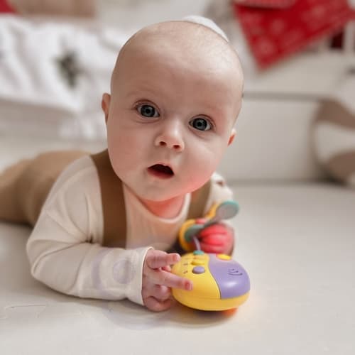Baby Interaktivní klíče od auta s kousátkem na dálkové ovládání 2v1