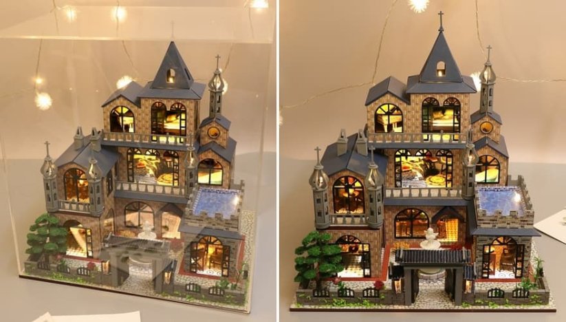 Gyermek miniatűr ház Az álmok háza valóra válik