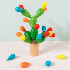 Puzzle de echilibrare din lemn cactus