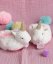 Set regalo Doudou - Set di scarpine con sonagli unicorno 0-6 mesi