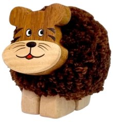 2Kids Toys Dřevěná figurka XL pompon Tygr