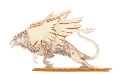 Drewniane puzzle 3D Griffin firmy Woodcraft