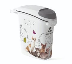 CURVER Kontejner na krmivo Vzor kočky 23l/10kg