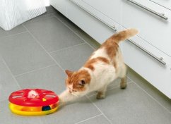 Karlie Hračka pro kočky s balónkem a myší průměr 24cm