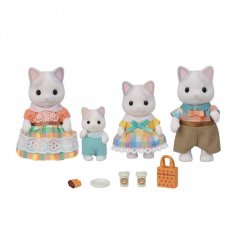 Familia Sylvanian - Familia Latte cats