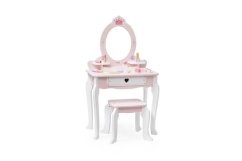 Măsuță de toaletă din lemn cu accesorii