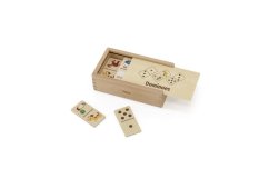 Domino din lemn cu animale