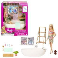 Poupée Barbie® et bain avec confettis de savon - blonde