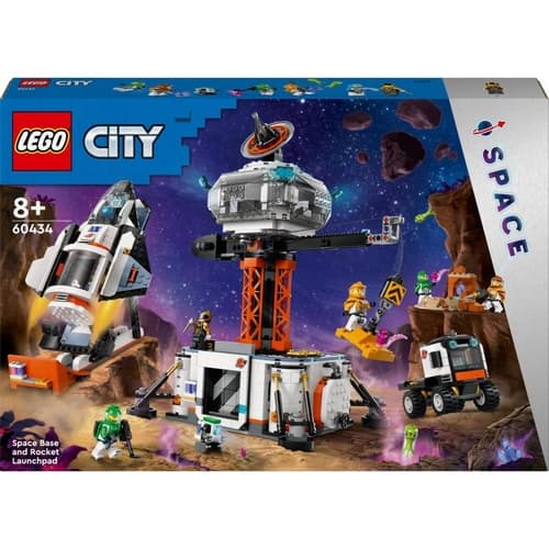 LEGO® City (60434) Base espacial y plataforma de lanzamiento de cohetes