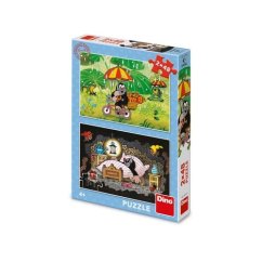Dino Puzzle Mole's Day 2x48 piese