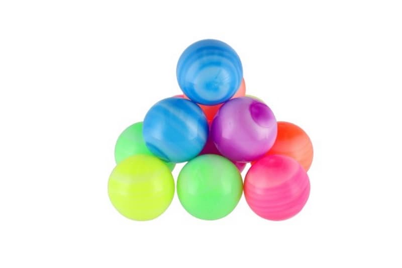 Galaxy ball farebná gumová lopta na batérie so svetlom