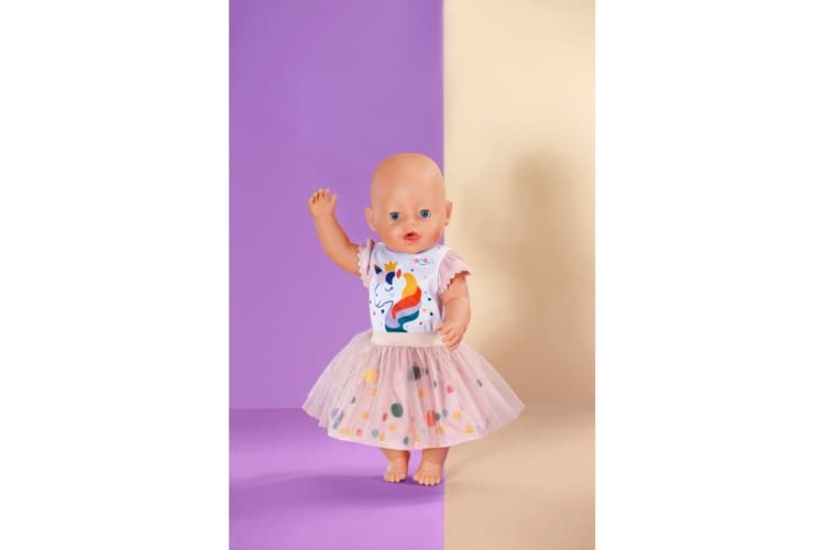 BABY born Tutu šatičky jednorožec, 43 cm