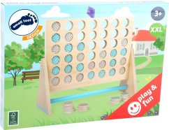 Petit pied Jeu en bois Quatre à la suite XXL