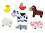 2Kids Toys Dřevěné puzzle Veselá farma propojitelné