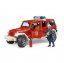 Bruder 2528 Jeep Wrangler Rubicon camion de pompier avec figurine et accessoires